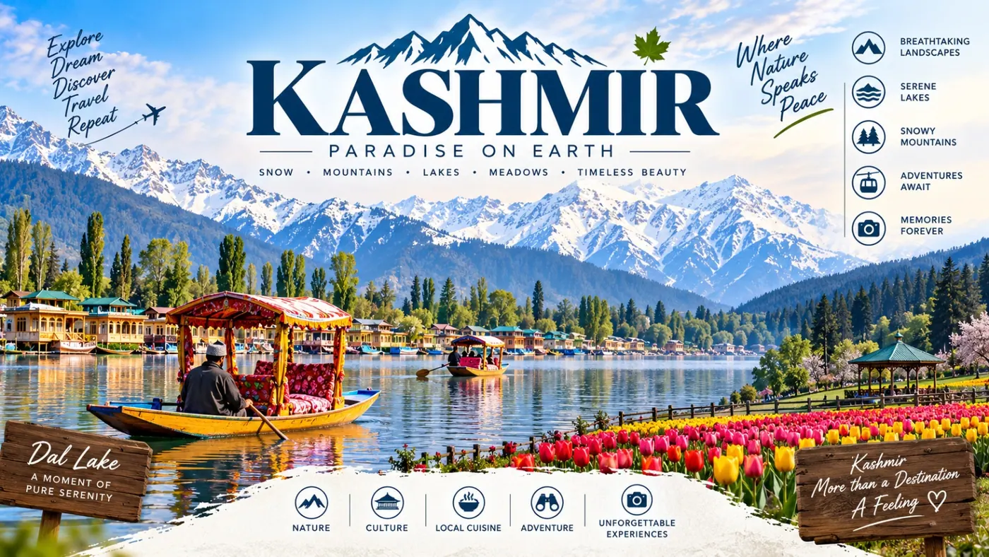 Travel view of Kashmir