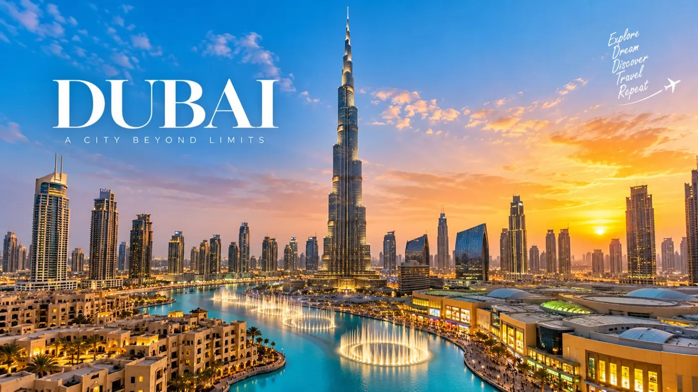 Travel view of Dubai
