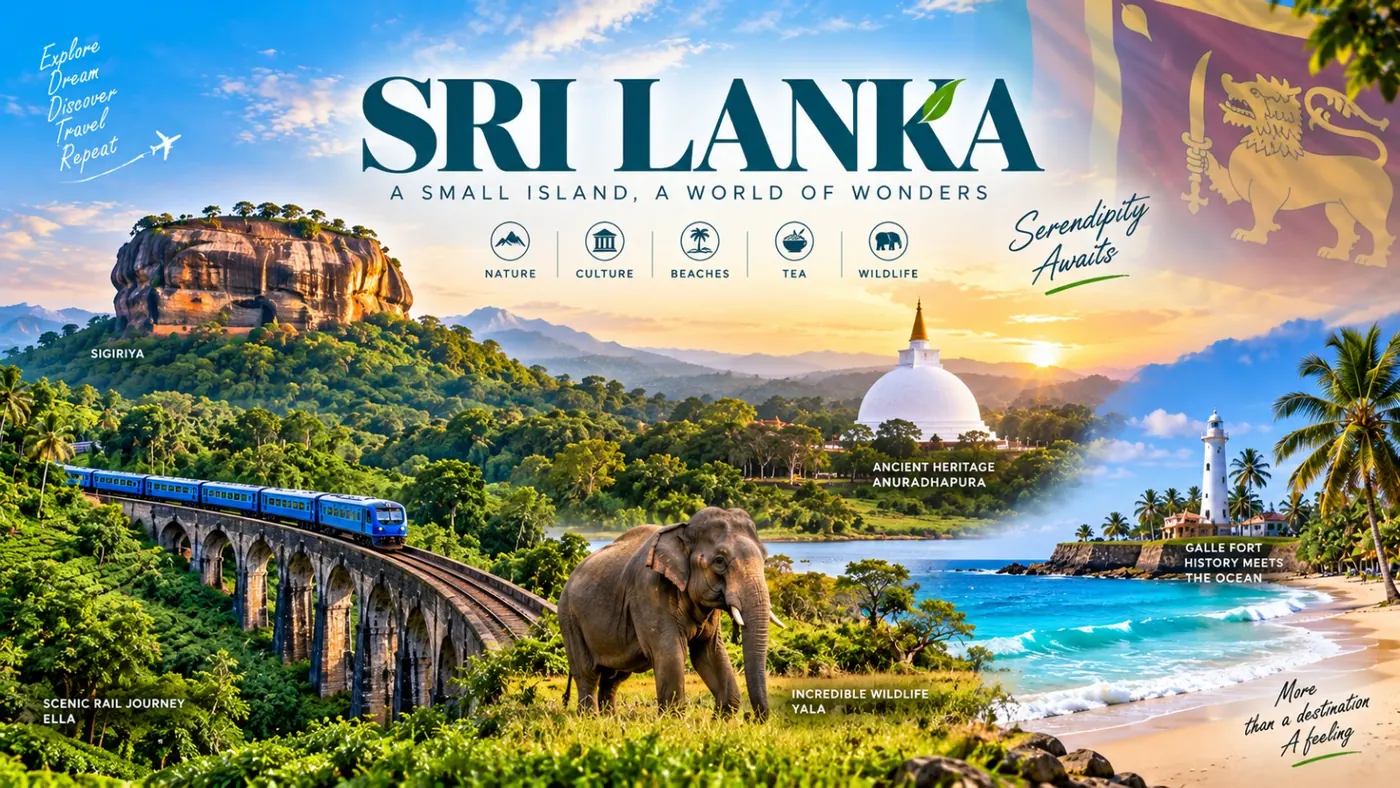 Travel view of Sri Lanka